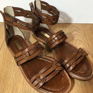 Leather summer sandals